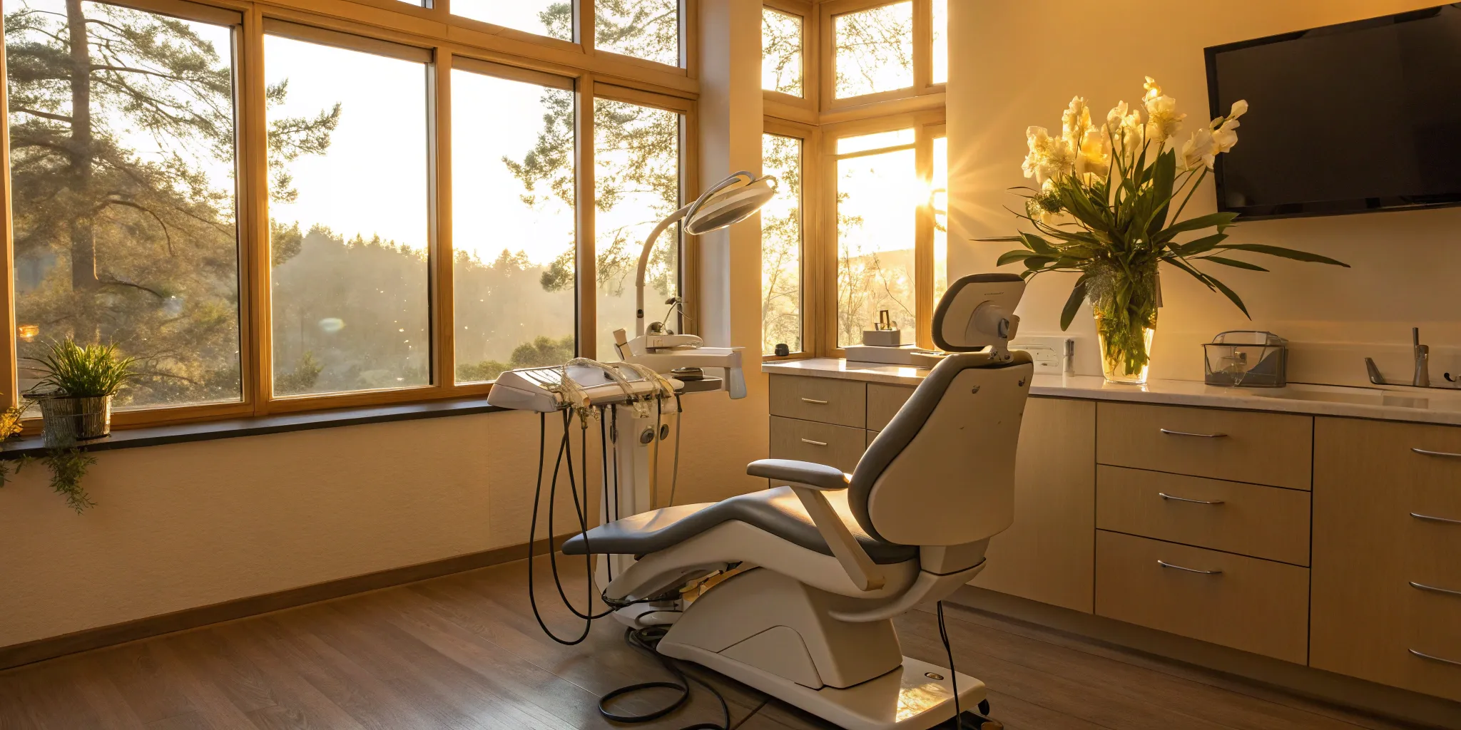 Modern dental office of the best cosmetic dentist for veneers.